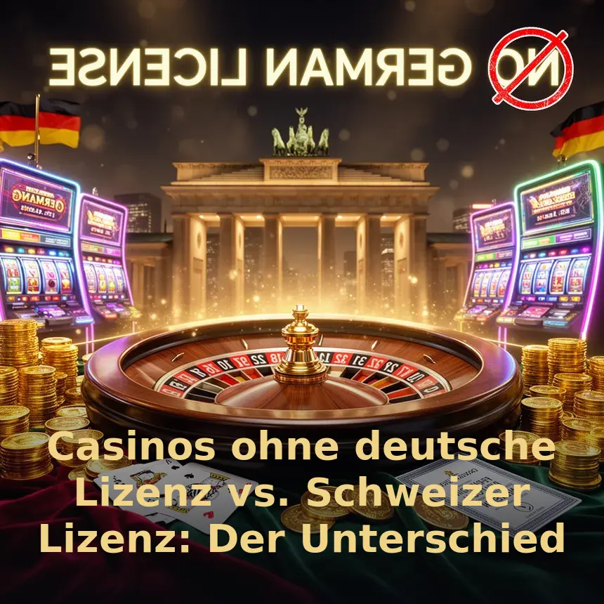 Casinos ohne deutsche Lizenz vs. Schweizer Lizenz: Der Unterschied